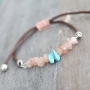 Musthave Arm-Schmuck um selbst zu machen mit Chips Stone Perlen