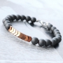 Wow, dieser moderne-minimalistische Schmuck mit Hematite Perlen sehen super aus, machen Sie ein Set f&uuml;r Sie oder Ihn?