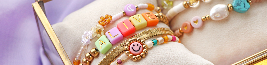 Buchstaben Perlen aus Acryl Buchstaben Perlen aus Acryl