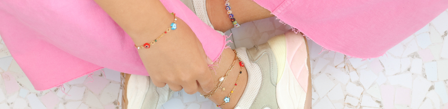 Fusskettchen aus Stainless Steel - Rostfreiem Stahl