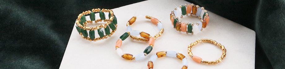 Top Facett Perlen Tube