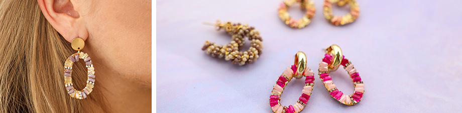 Top Facett Perlen Ohrringe und Anh&auml;nger