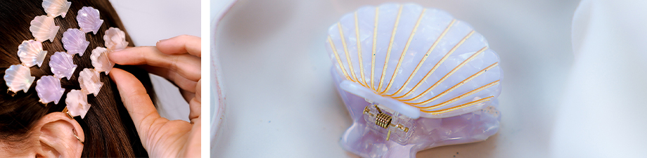 Shop jetzt sommerliche Haarspangen und Haarklammern