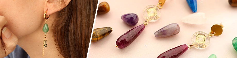 Stilvolle Natursteinperlen gerade eingetroffen!