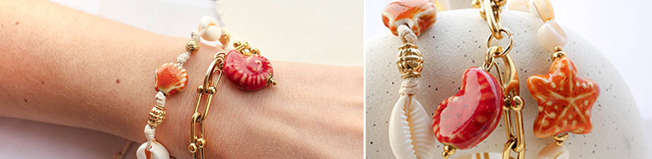 Neue Serie mit bezaubernden Keramikperlen Neue Serie mit bezaubernden Keramikperlen