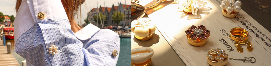 Neue Serie dekorativer Knopf-&Uuml;berz&uuml;ge