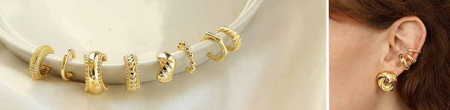 Neue Earcuffs aus Edelstahl