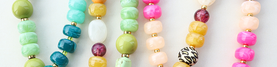 Neue Serie farbenfroher Disc-Acrylperlen Neue Serie farbenfroher Disc-Acrylperlen