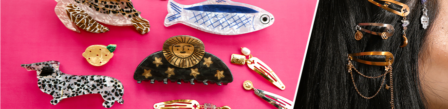 Neue Serie Haarclips und Haarklammern