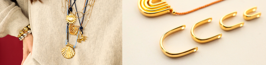 Perlen und Anh&auml;nger aus nickelfreiem DQ&reg;-Metall