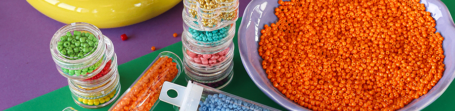 Bunte Glasperlen-Rocailles-Serie Bunte Glasperlen-Rocailles-Serie