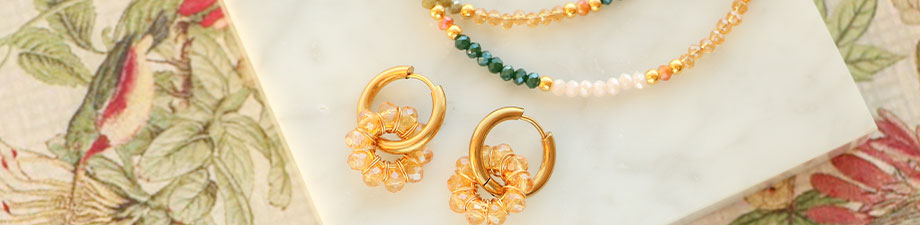 Top Glas Facett Perlen 4x3mm rondellen