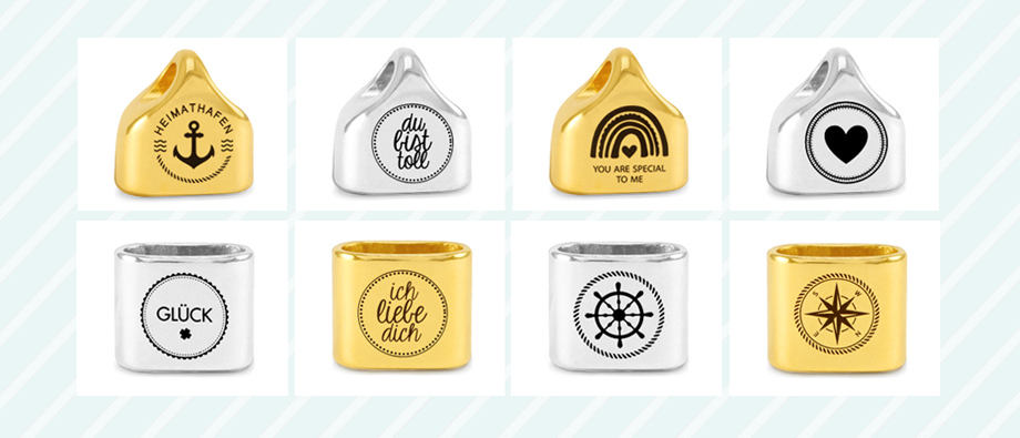 DQ Schlüsselanhänger mit Segeltau 